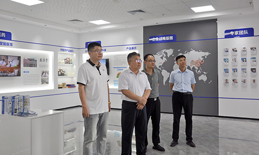 通辽中德生态园辅导一行莅临新葡的京集团350vip8888集团，索求大健全产业合作之路