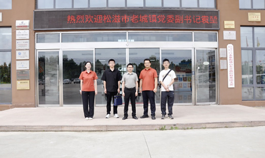 湖北省松滋市老城镇一行到访新葡的京集团350vip8888集团，共探大健全产业合作